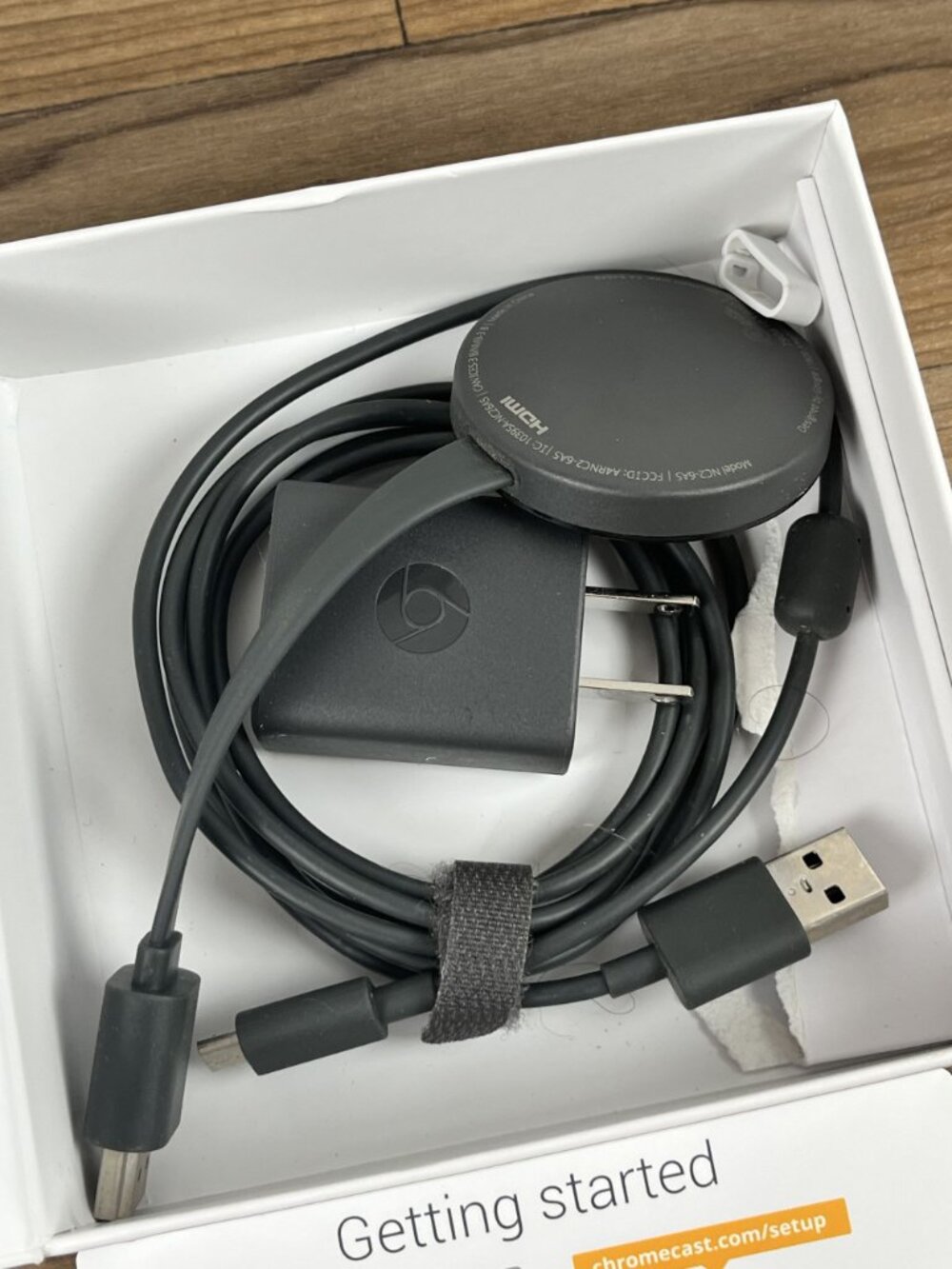 Google Chromecast NC2-6A5 HDMI TV Streaming Media Dongle Black 1080p Wi-Fi - Picture 5 of 6